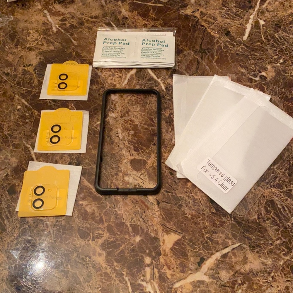iPhone 12 mini 5.4” phone & camera scr protector